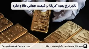 تاثیر-نرخ-بهره-آمریکا-بر-قیمت-جهانی-طلا-و-نقره
